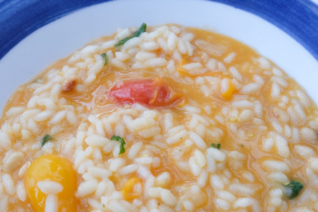 Risotto mit Kirschtomaten – risottodirk