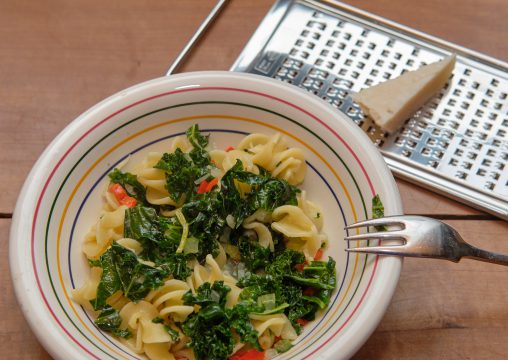 Pasta mit Grünkohl