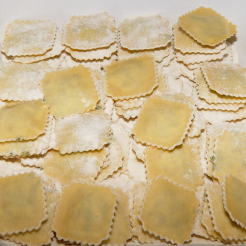 Ravioli mit Brennesselquark